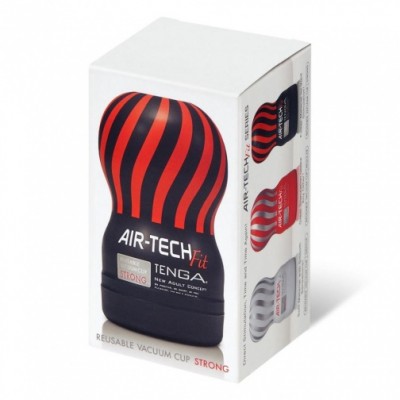 Tenga Air-Tech Fit 重複使用型真空杯 (黑色 - 刺激型)